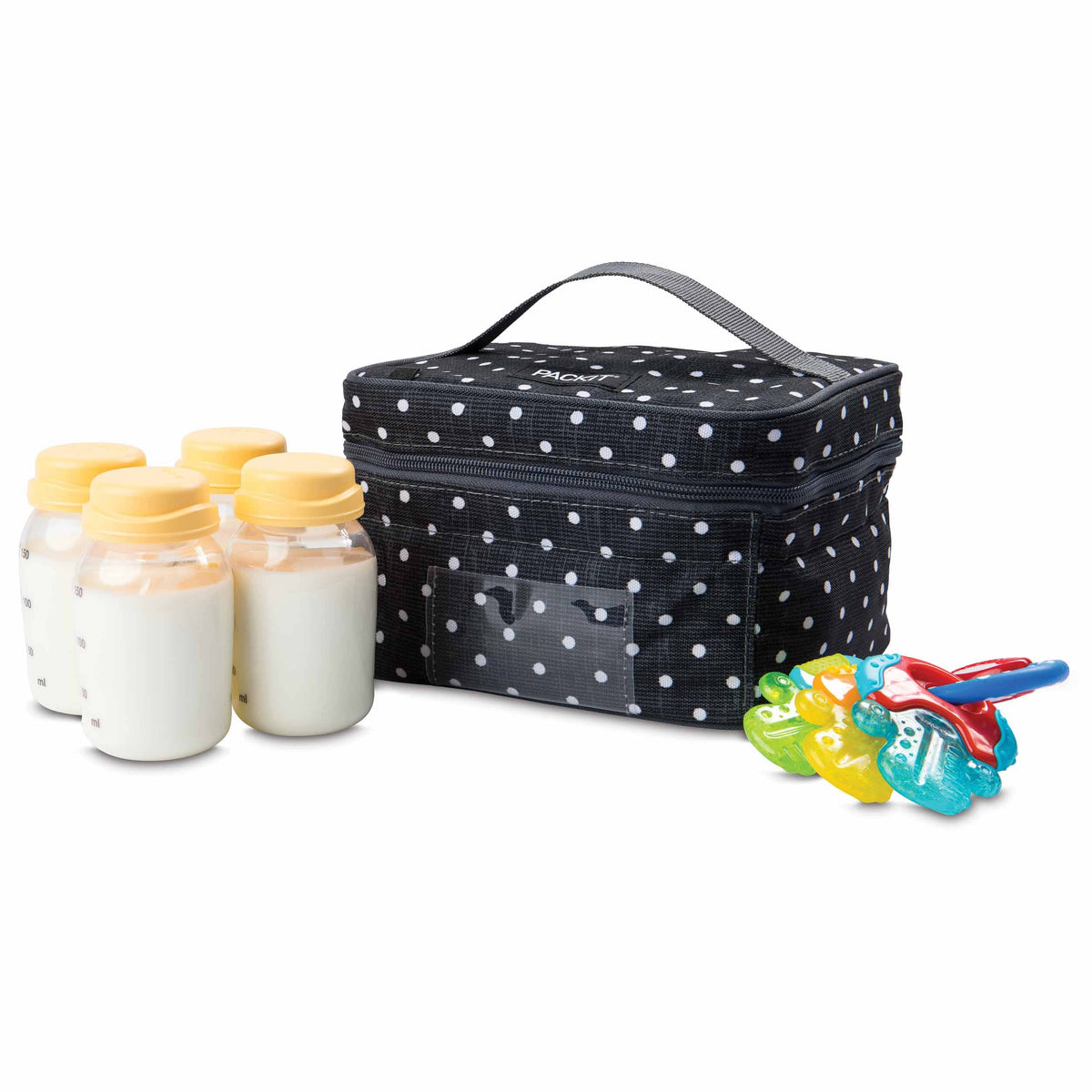 freezable-breastmilk-and-formula-cooler-o9 2023_Breastmilk-Cooler_Polka-Dots_Left_Food-Combo_Lores.jpg