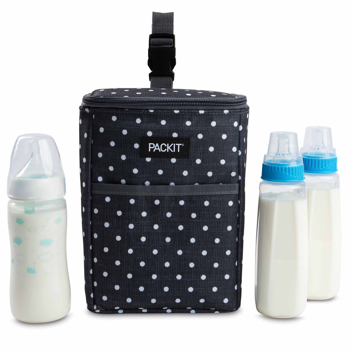 freezable-double-baby-bottle-bag-h7 2023_Double-Bottle-Bag_Polka-Dots_Front_Food-Combo_3-Bottles_Lores.jpg