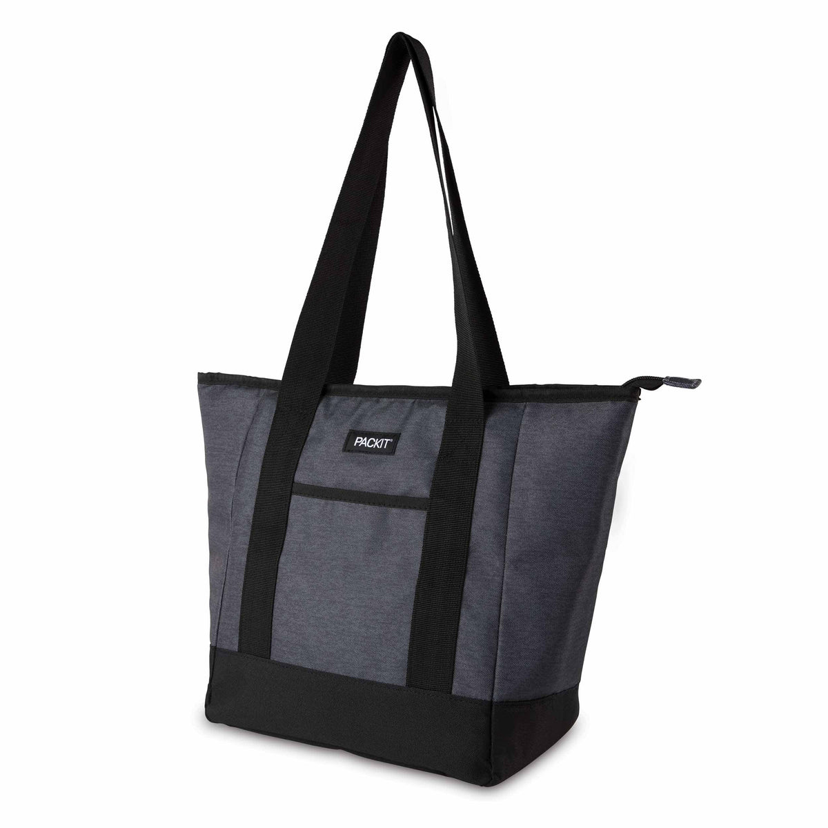 freezable-12-can-tote-cooler-x6 freezable-12-can-tote-cooler-city-charcoal-left-angled.jpg