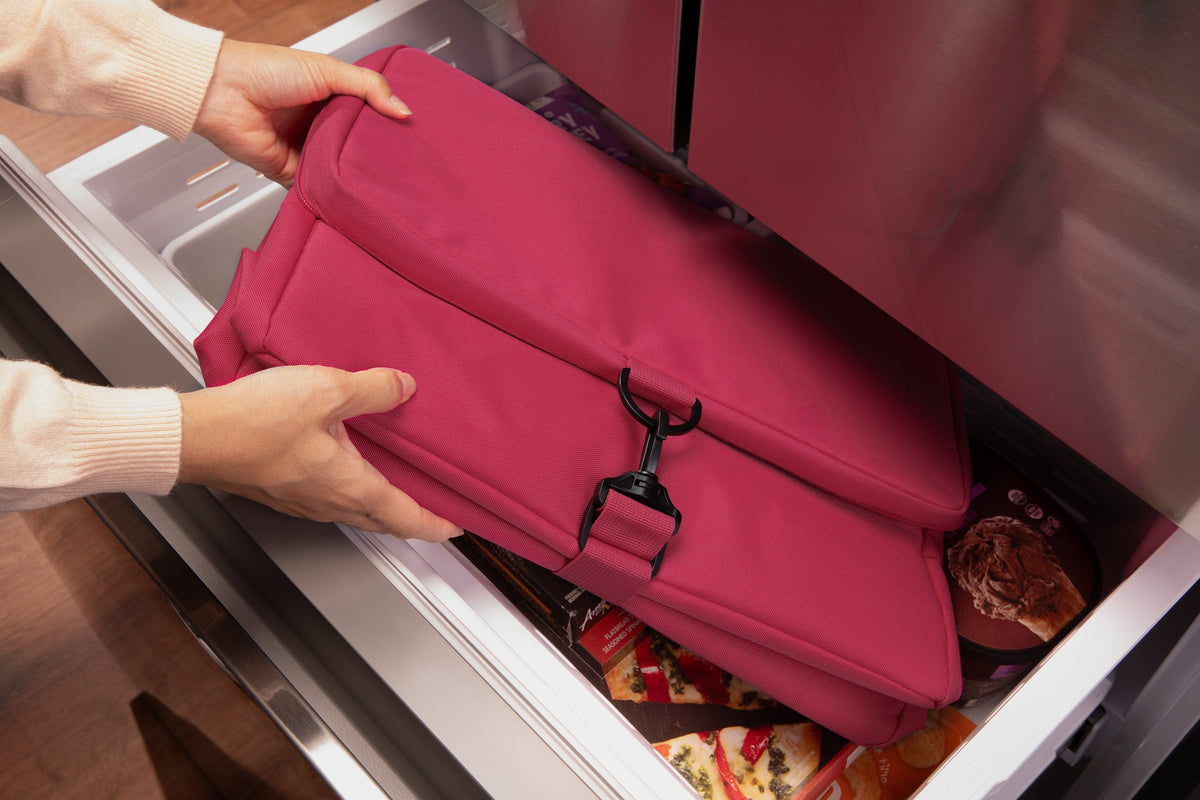 freezable-market-tote-v9 freezable-market-tote-magenta-lifestyle-freezer.jpg