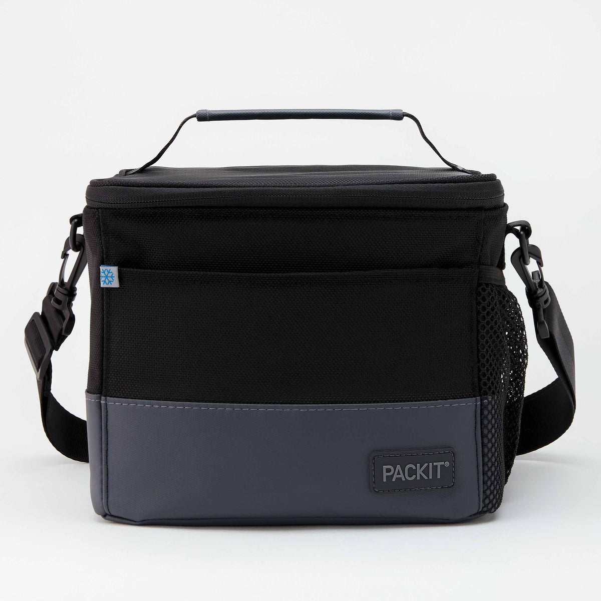 freezable-lunch-pail-s9 freezable-upright-lunch-pail-black-gray-front.jpg